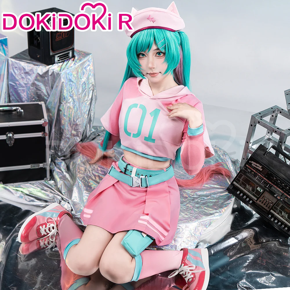 【Ready For Ship】【Size XS-2XL】DokiDoki-R Cosplay Costume Pink Dress - Image 4