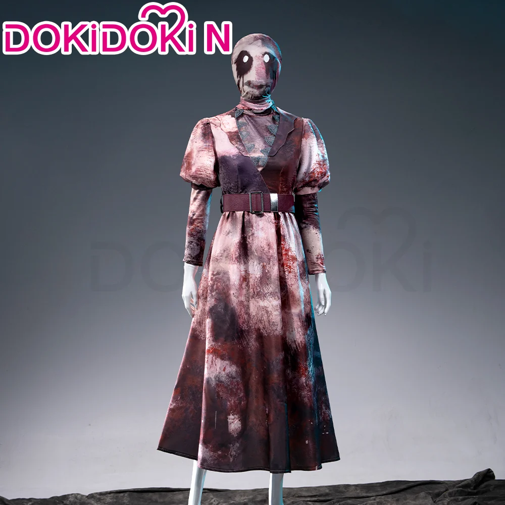 【In Stock】DokiDoki-R Cosplay Women Costume White Red Nurse Dress Halloween