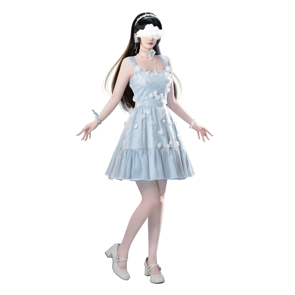 DokiDoki-R Game Love And Deepspace Cosplay Protagonist MC Costume Midnight Bloom - Image 6