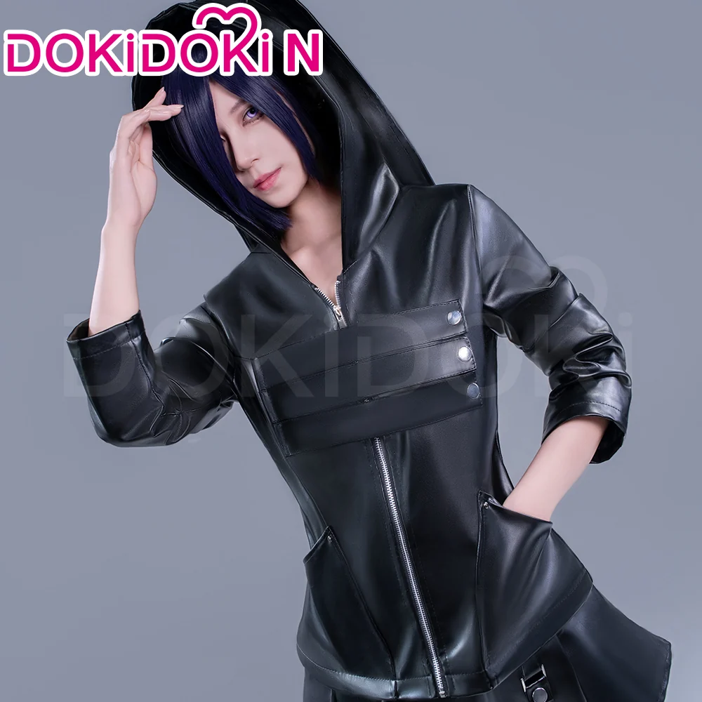 【In Stock】【Size S-2XL】DokiDoki-N Anime Cosplay Black Costume Halloween Battle Suit - Image 3