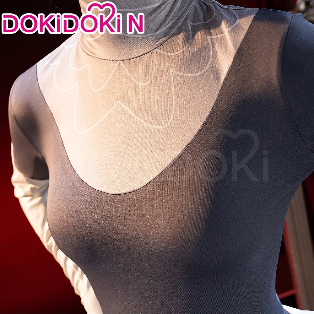 【Partially Ready For Ship】【Size S-2XL】DokiDoki-N Anime Hell Hotel Cosplay Green Dress Blue Pants Costume - Image 4