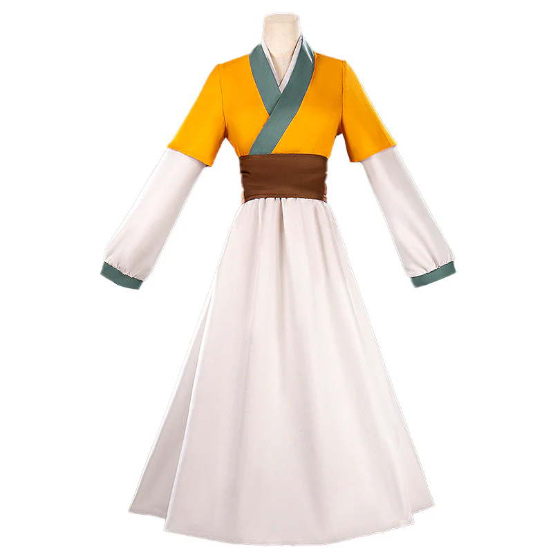 【Partially Ready For Ship】【Size S-2XL】DokiDoki-N Anime The Apothecary Diaries Cosplay Maomao Maid Yellow Costume Mao Mao - Image 5