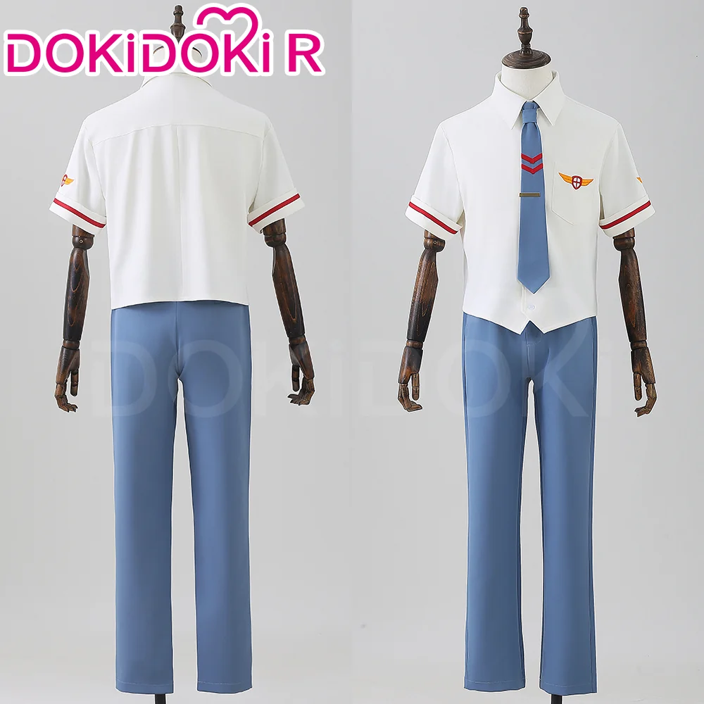 【In Stock】【Size XS-2XL】DokiDoki-R Anime Cardcaptor Sakura Cosplay Sakura Avalon / Syaoran Li Summer School Uniform Costume - Image 8