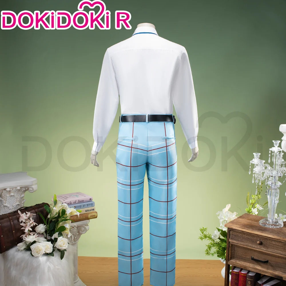 【In Stock】【Size S-2XL】DokiDoki-R Anime Cosplay Costume School Uniform White Blue DK - Image 2