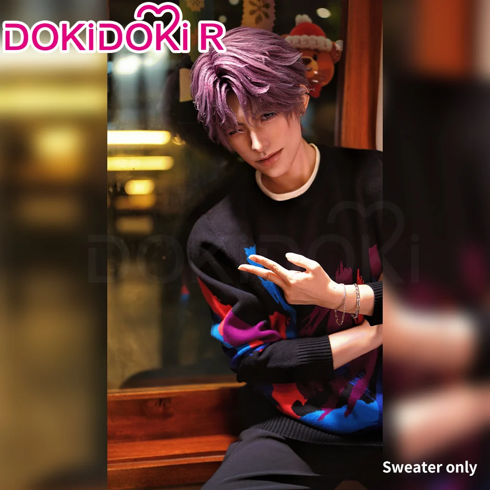 【In Stock】【Size S-2XL】DokiDoki-R Game Love and Deepspace Cosplay Rafayel Black Sweater Costume Into The Canvas - Image 5