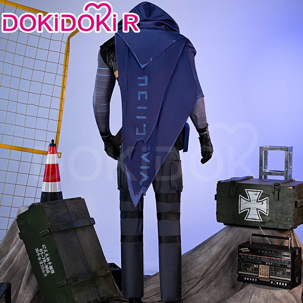 【XL Ready For Ship】【Size S-2XL】DokiDoki-R Game Valorant Cosplay Omen Costume - Image 3