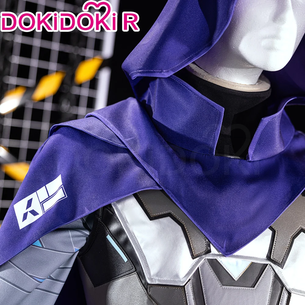 【In Stock】【Size S-2XL】DokiDoki-R Game Valorant Cosplay Omen Costume Ghost - Image 3