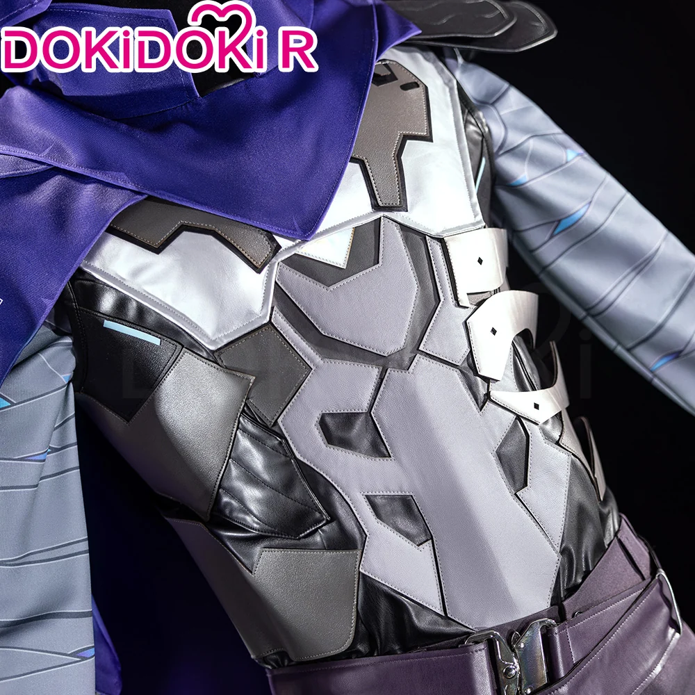 【In Stock】【Size S-2XL】DokiDoki-R Game Valorant Cosplay Omen Costume Ghost - Image 4