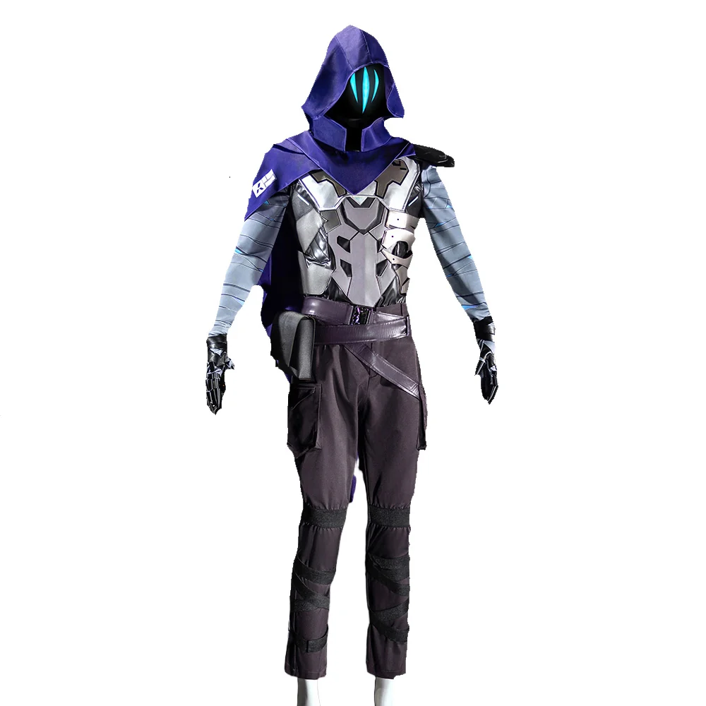【In Stock】【Size S-2XL】DokiDoki-R Game Valorant Cosplay Omen Costume Ghost - Image 5
