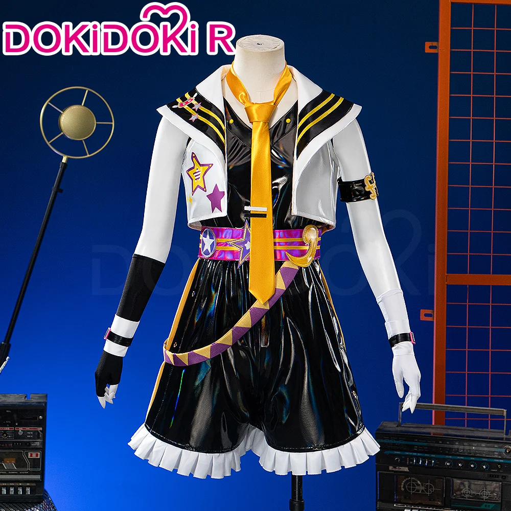 【In Stock】【Size S-2XL】Dokidoki-R Vsinger Cosplay Kagamine Lenn Costume Muse Dash