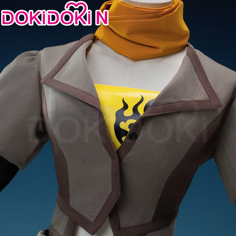 【In Stock】【Size S-3XL】DokiDoki-N Anime Cosplay Costume Brown Yellow Black Suit - Image 3