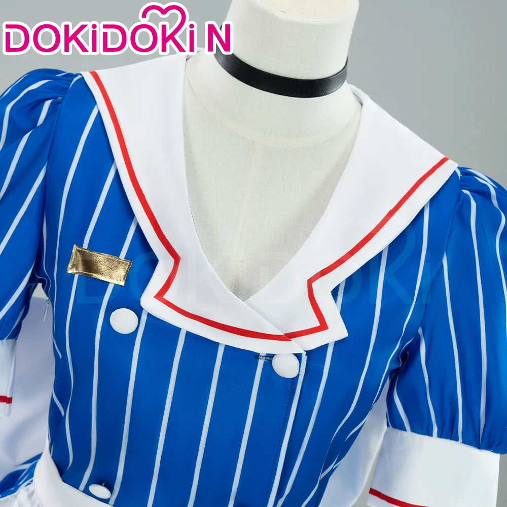 【Partially Ready For Ship】【Size XS-3XL】DokiDoki-N Cosplay Costume Mesmerizer Blue Dress - Image 4