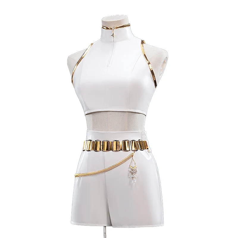 【Ready For Ship】【Size XS-3XL】【Last Batch】DokiDoki-N Movie Anime KPOP KILLER Cosplay Costume WHITE SERIES - Image 6