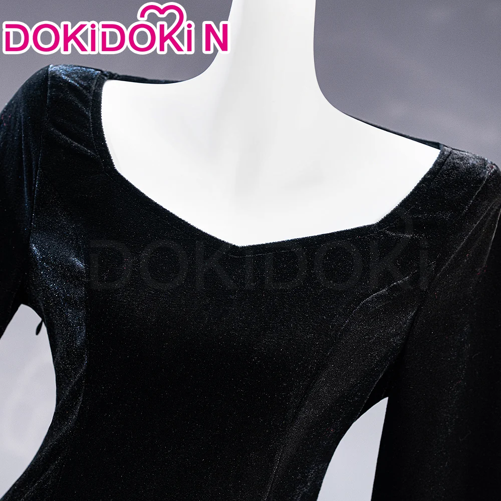 【In Stock】【Size XS-3XL】DokiDoki-N TV Cosplay Black Red Dress Costume Halloween Outfit - Image 4