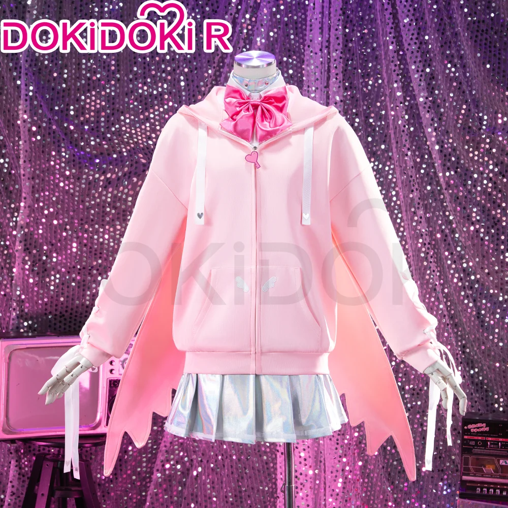 【In Stock】【Size XS-3XL】DokiDoki-R Game NEEDY GIRL OVERDOSE Cosplay Ame chan / KAngel Costume Red Pink Hoodie Set Needy Streamer Overload - Image 7