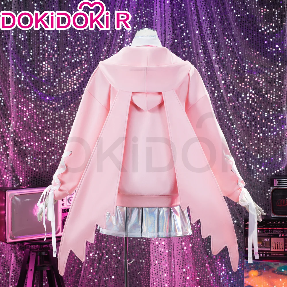 【In Stock】【Size XS-3XL】DokiDoki-R Game NEEDY GIRL OVERDOSE Cosplay Ame chan / KAngel Costume Red Pink Hoodie Set Needy Streamer Overload - Image 8