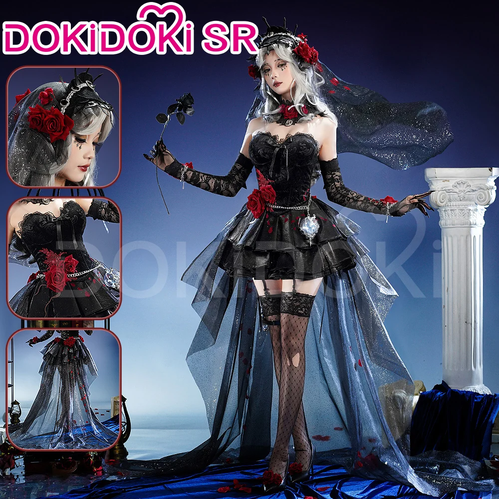 【Partially Ready For Ship】【Last Batch】DokiDoki-SR Game Identity Ⅴ Cosplay Everlasting Night Ada Mesmer Costume / Wig / Shoes Psychologist idv 2.0 ver.