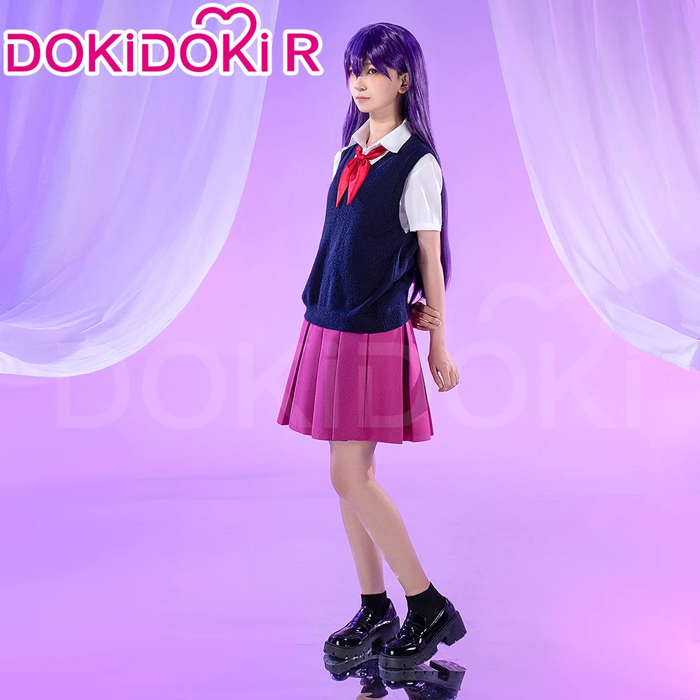 【Partially Ready For Ship】【Size S-3XL】【Last Batch】DokiDoki-R Game Cosplay Costume JK Suit Cute Pink Skirt - Image 2