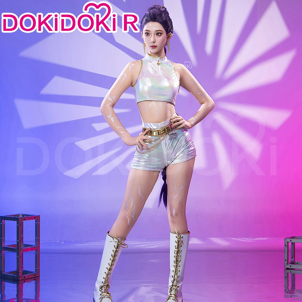 【US LOCAL SHIPPING 】【Size XS-3XL】DokiDoki-R Movie Anime KPOP KILLER Costume WHITE SERIES - Image 3