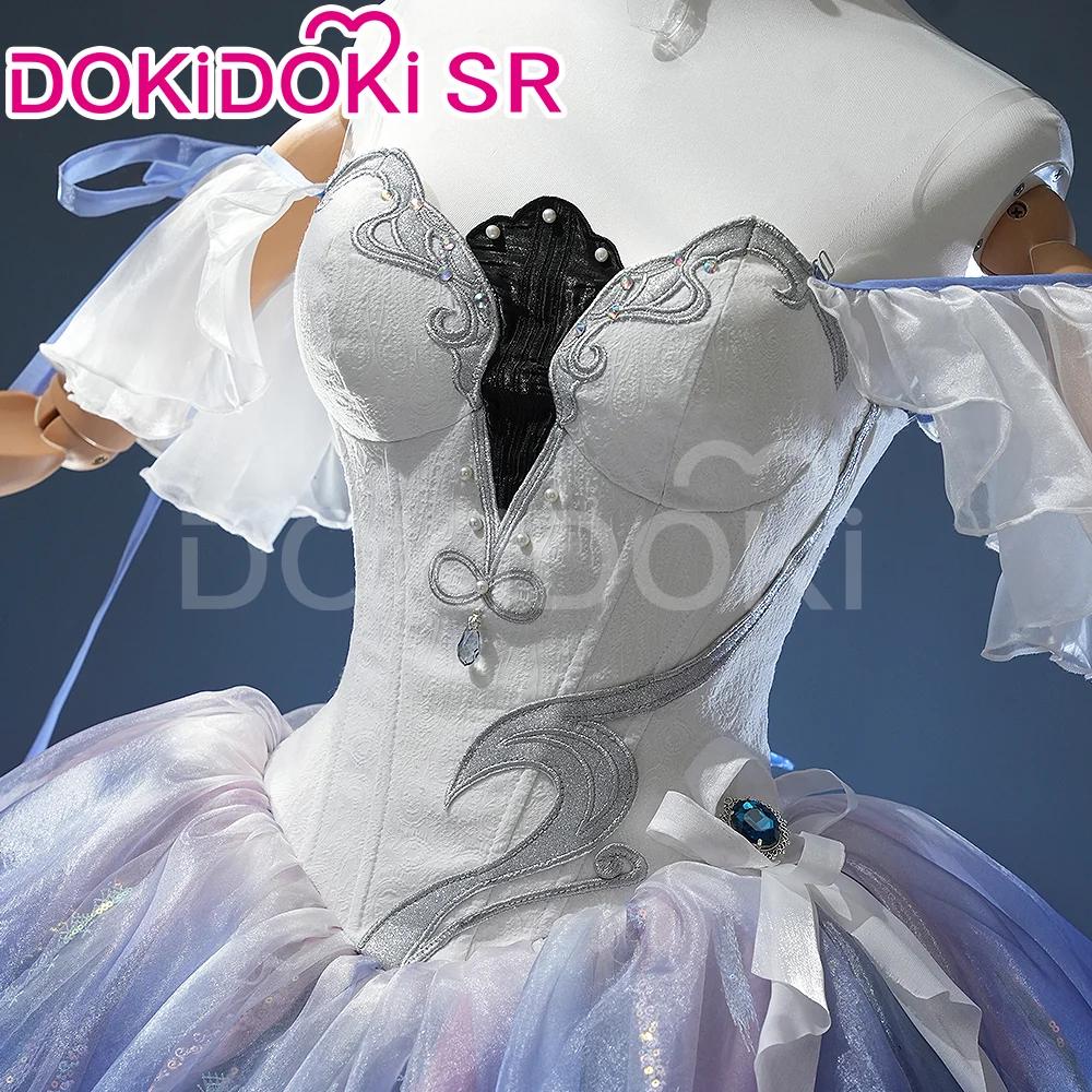 【LAST BATCH】DokiDoki-SR Game Genshin Cosplay Ganyu Costume Moonlight Dreams Doujin Ballet Dress gan yu - Image 3