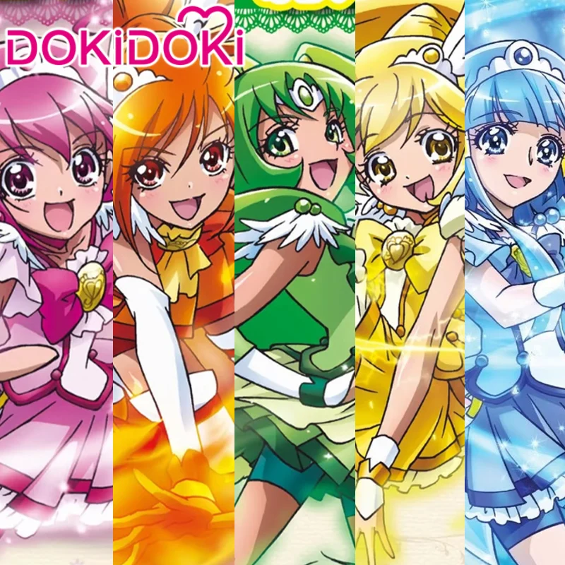 【POLL】$5 Deposit =10% OFF Coupon DokiDoki Anime Cosplay Pink / Orange / Yellow / Green / Blue Smile Costume - Image 3