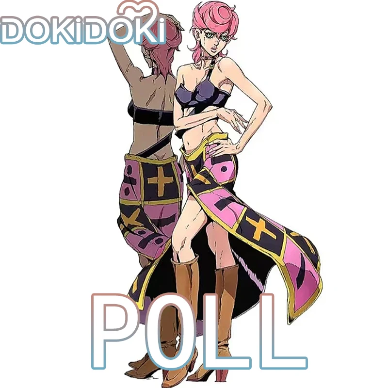 【POLL】$5 Deposit =10% OFF Coupon DokiDoki Anime Cosplay Strap Side Slit Skirt Costume Female
