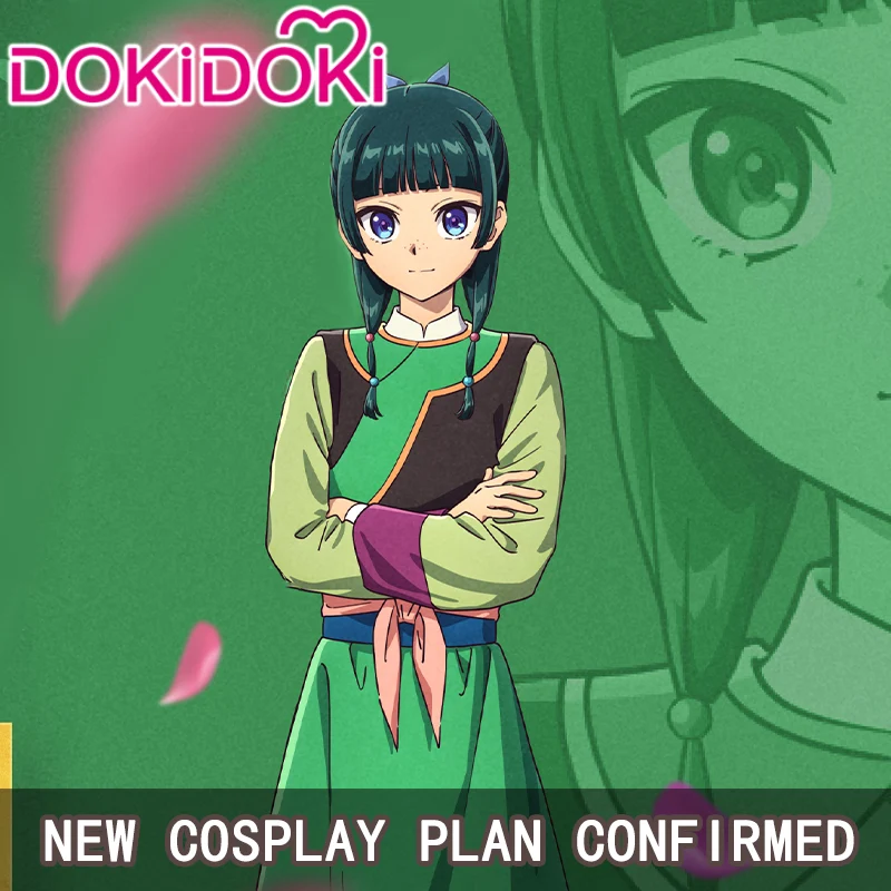 【Confirmed】$5 Deposit =10% off Coupon DokiDoki Anime The Apothecary Diaries Cosplay Maomao Costume Mao Mao The Secret Treasure of the Deceased Consort