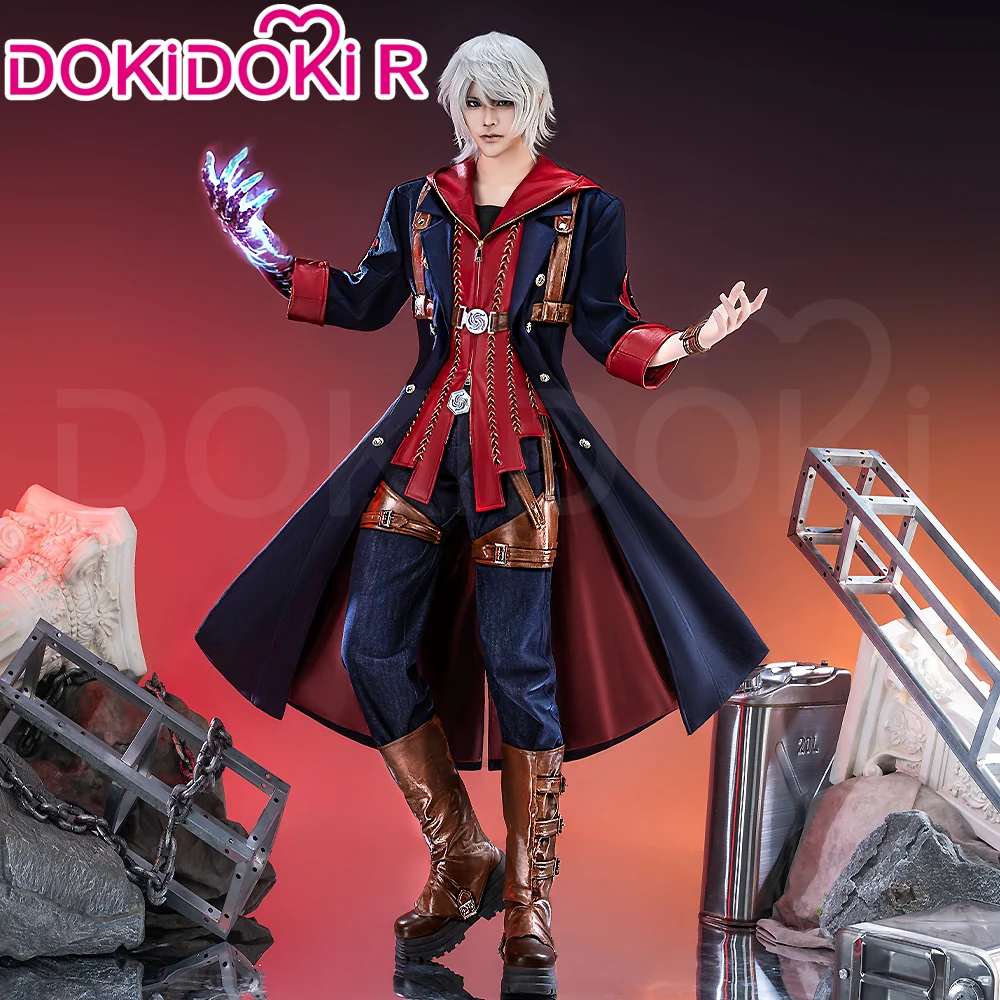 【Size XS-3XL】DokiDoki-R Game Cosplay Neeroo Costume Red dmc4 - Image 2