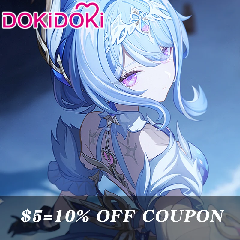 【Confirmed】$5 Deposit =10% OFF Coupon DokiDoki-SR Game Genshin Impact Cosplay Odette Costume Snezhnaya - Image 2