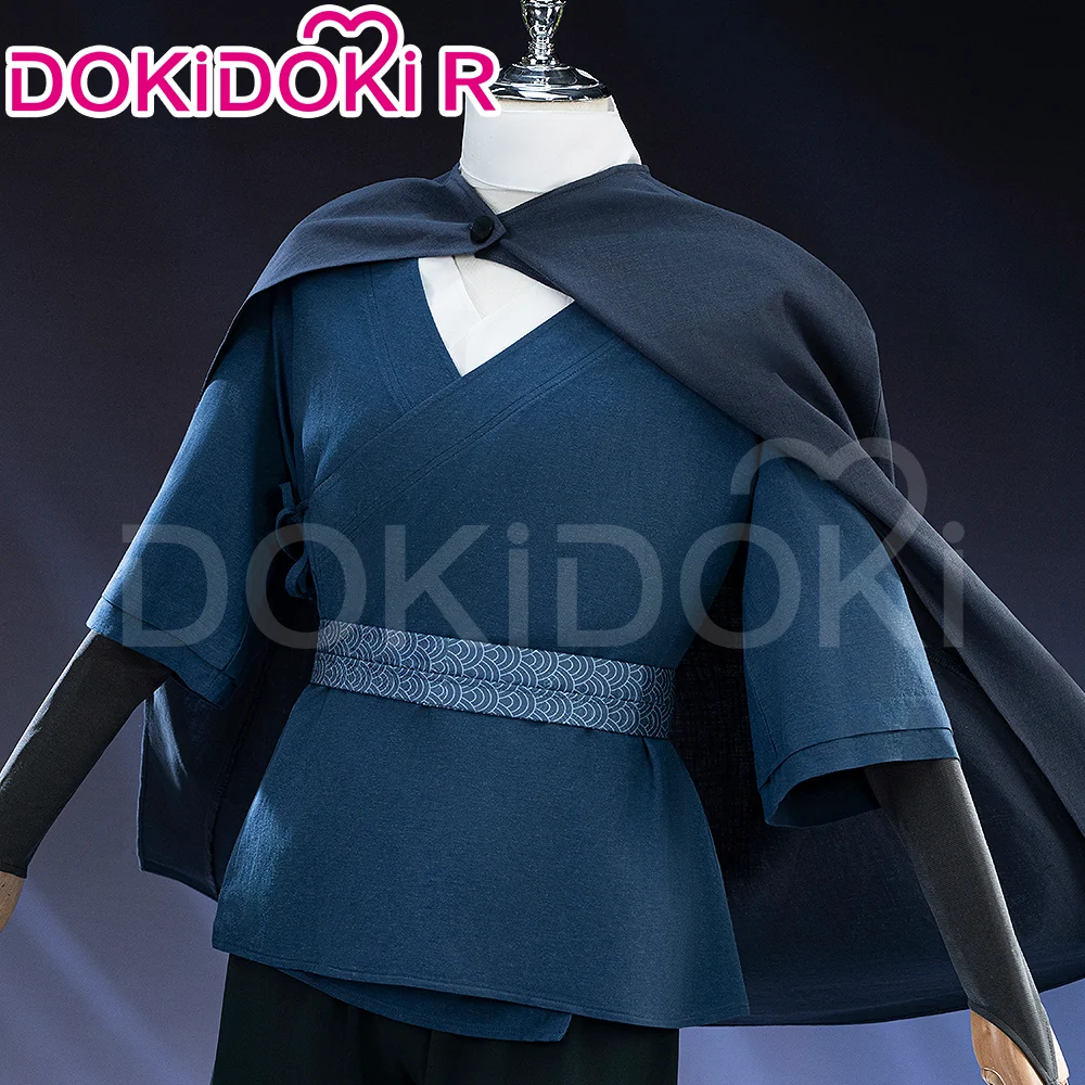 【Size S-3XL】DokiDoki-R Movie Anime Cosplay Miizuu Costume Blue Green Samurai - Image 3