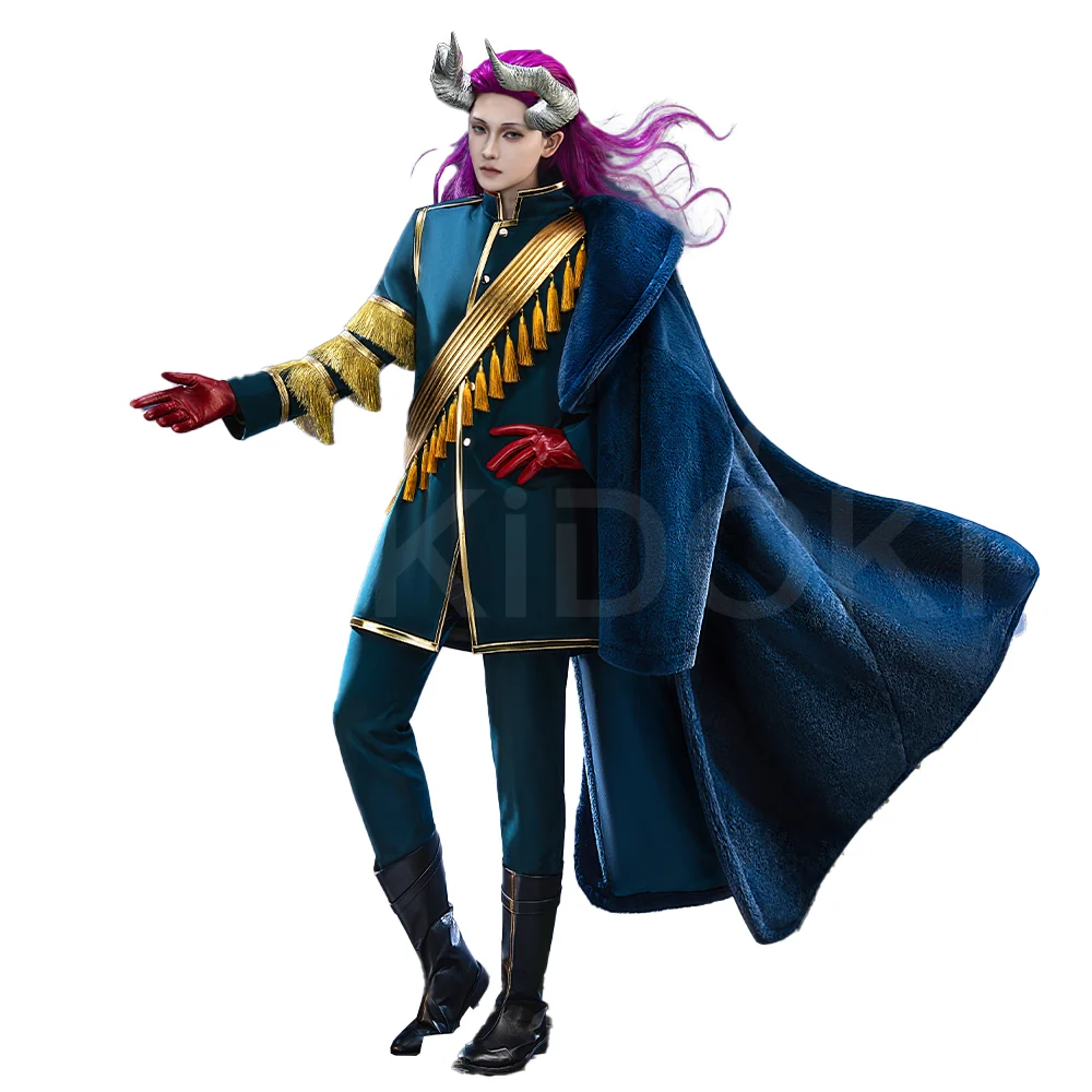 【Size S-3XL】DokiDoki-R Anime Cosplay Costume Horn Cape - Image 5