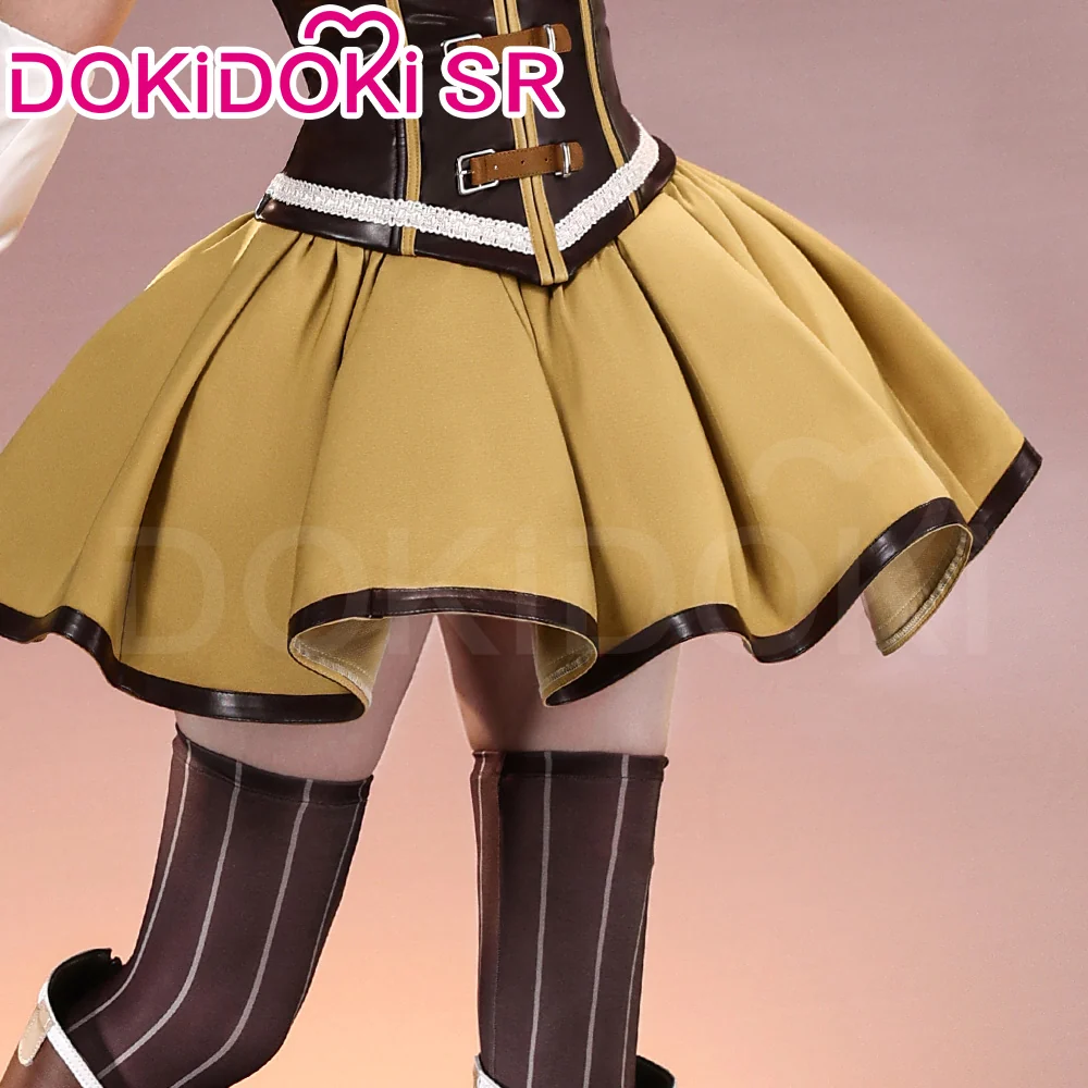 【Ready For Ship】DokiDoki-SR Anime Cosplay Costume Tomooe Maamii Costume Battle Suit Yellow White - Image 4