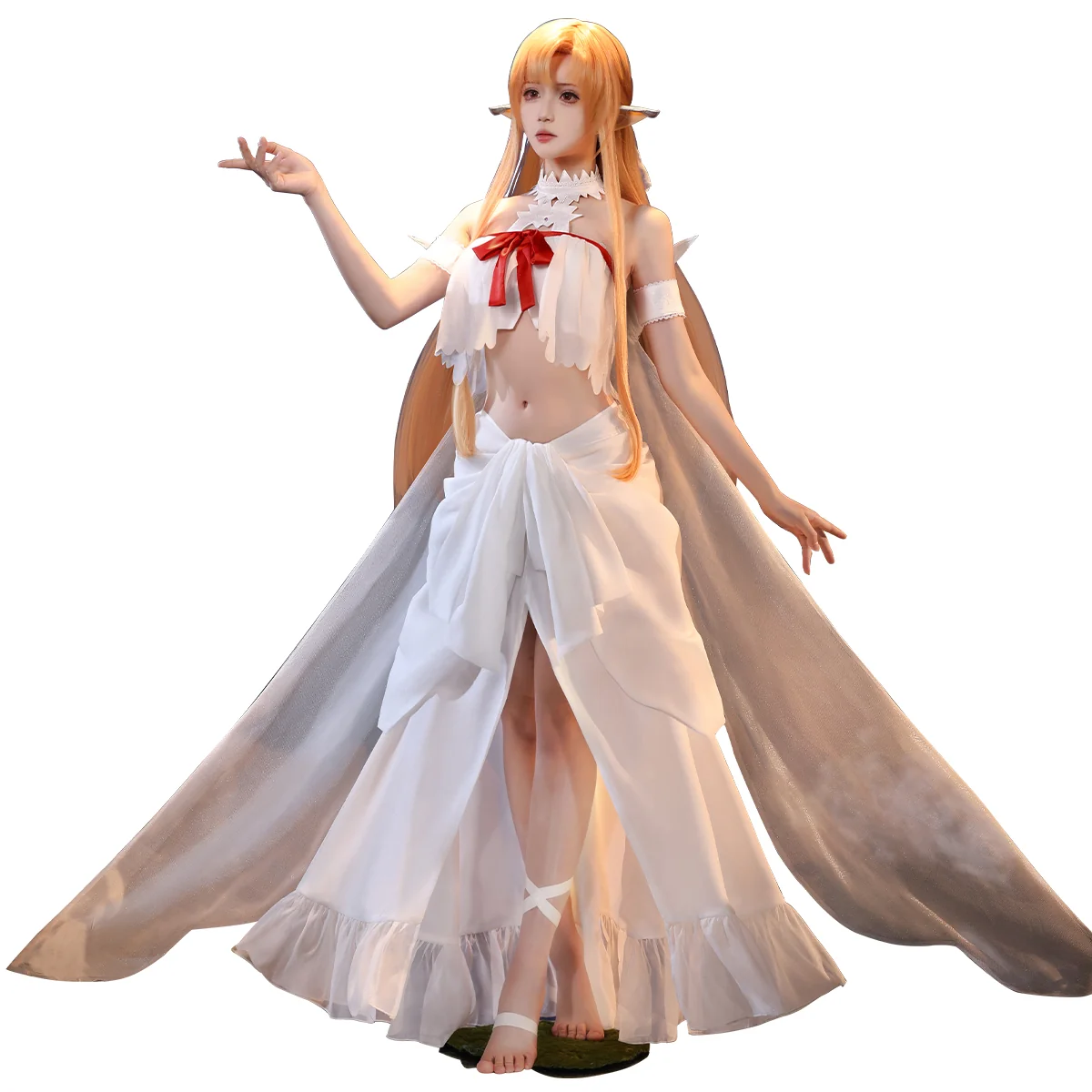 【Partially Ready For Ship】DokiDoki-SR Anime Sword Art Online Yuuki Asuna Cosplay Fairy Queen Costume Titania SAO - Image 5