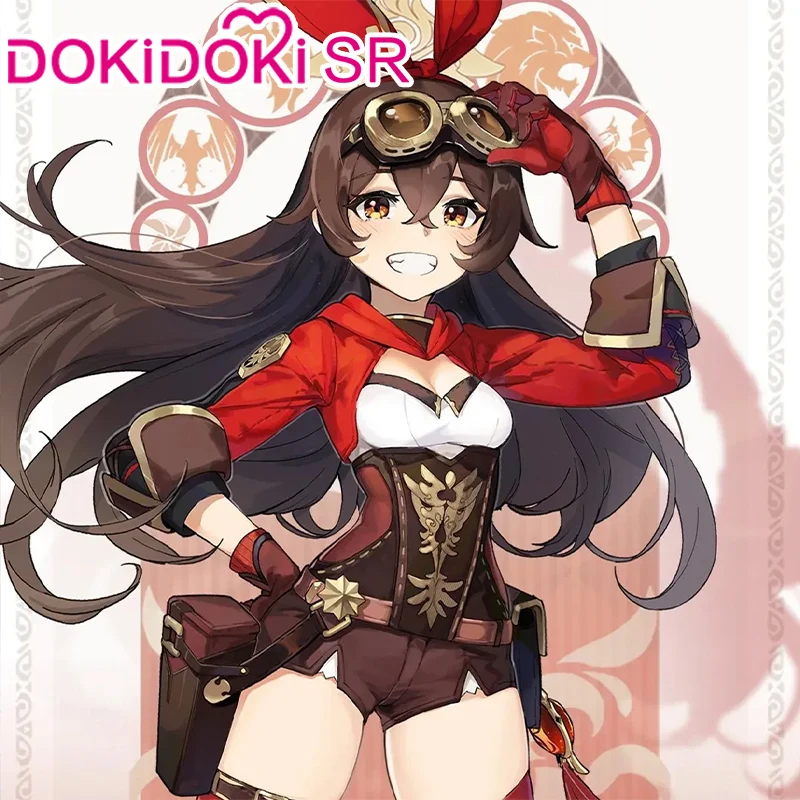 【POLL】$5 Deposit =10% OFF Coupon DokiDoki-SR Game Genshin Impact Cosplay Amber Costume - Image 3