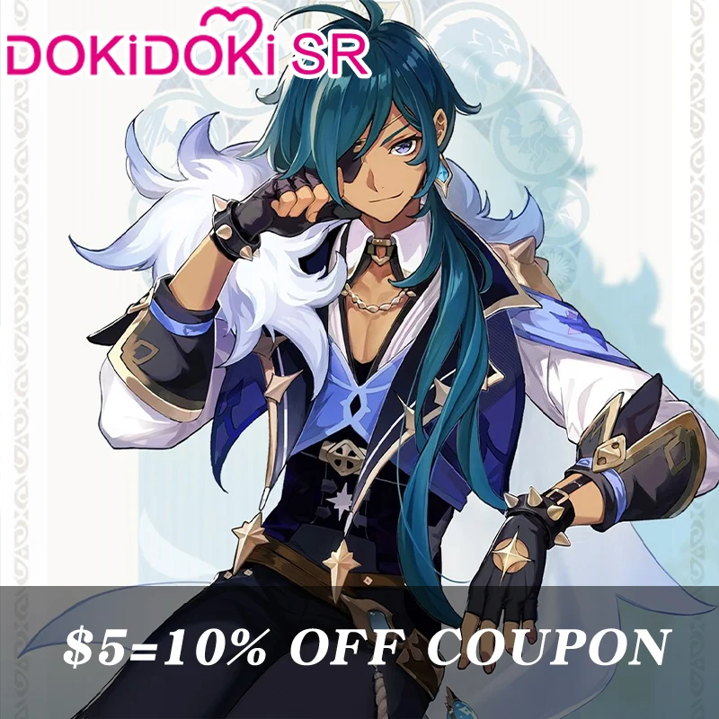 【POLL】$5 Deposit =10% OFF Coupon DokiDoki-SR Game Genshin Impact Cosplay Kaeya Costume - Image 2