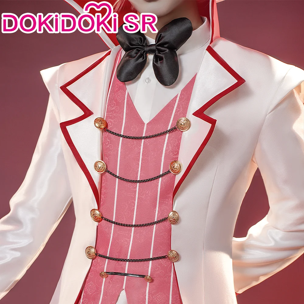 【 Hat Ready For Ship】【Size S-3XL】DokiDoki-SR Anime Hell Hotel Cosplay Costume / Hat White Suit White - Image 3