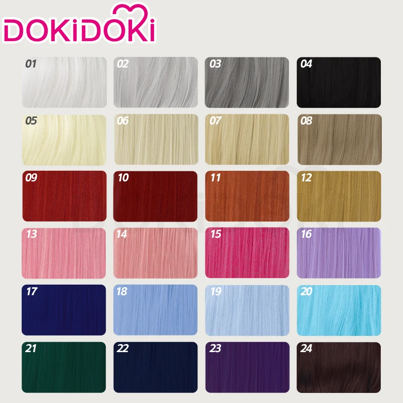 【Pre Crimped】DokiDoki Cosplay Wig Basic Wig Long Straight Hair - Image 2