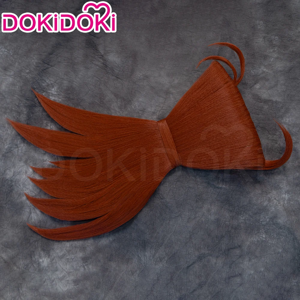 【Pre-Styled Bun】DokiDoki Anime GACHIAKUTA Cosplay Riyo Reaper Wig Long Red Hair - Image 3