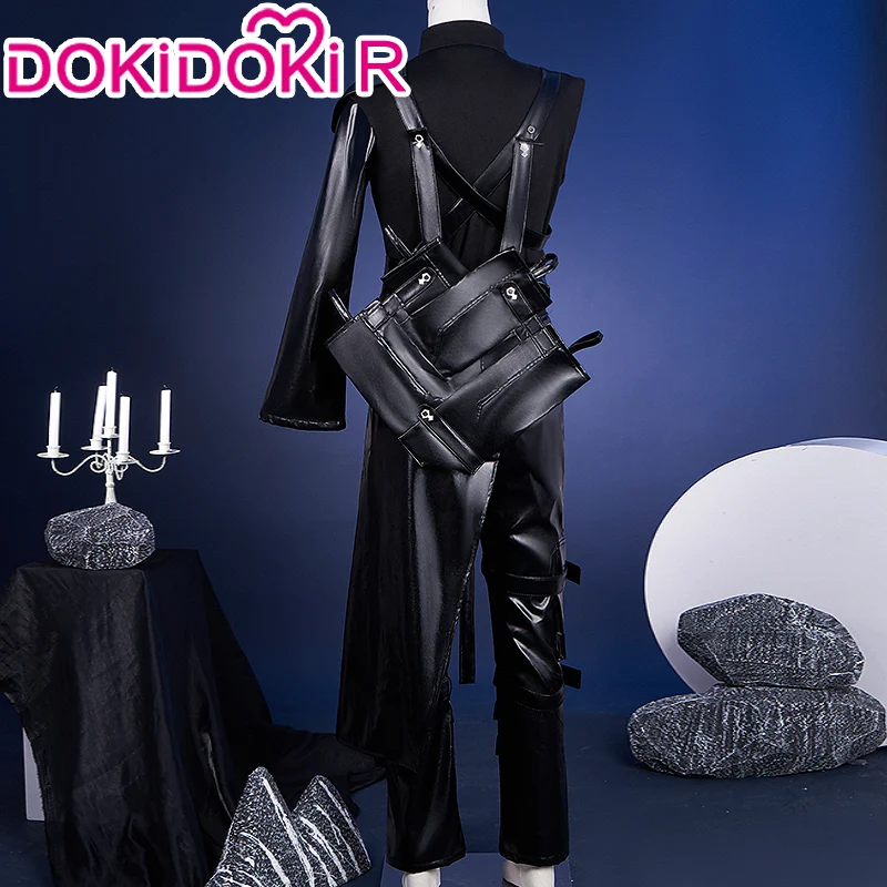 【Size S-2XL】DokiDoki-R Cosplay Clooud Striffe Black Costume - Image 2