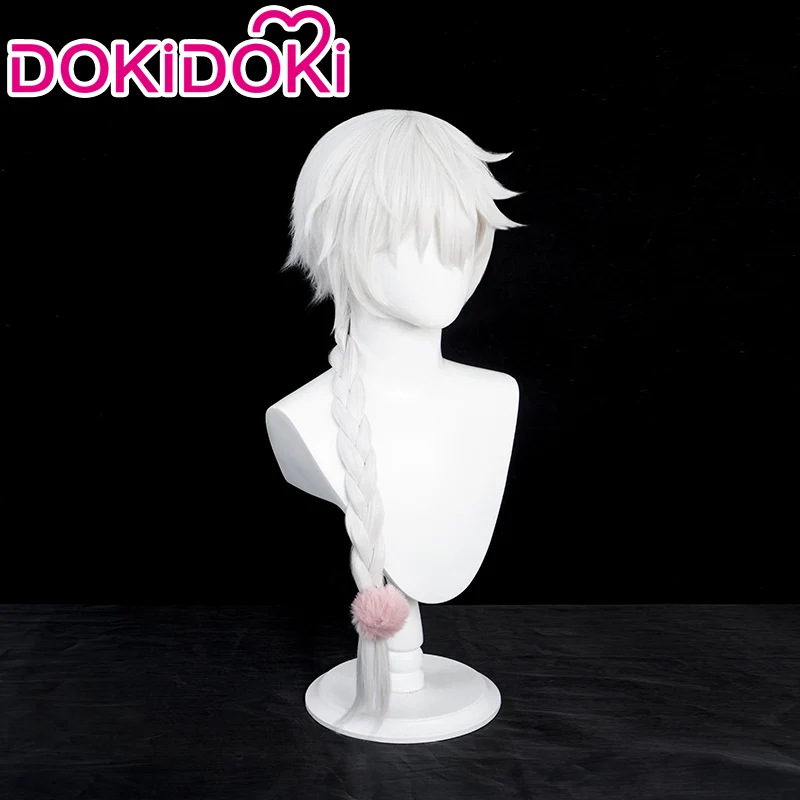 【Partially Ready For Ship】DokiDoki Anime Cosplay Cosplay Wig Long White Hair - Image 3