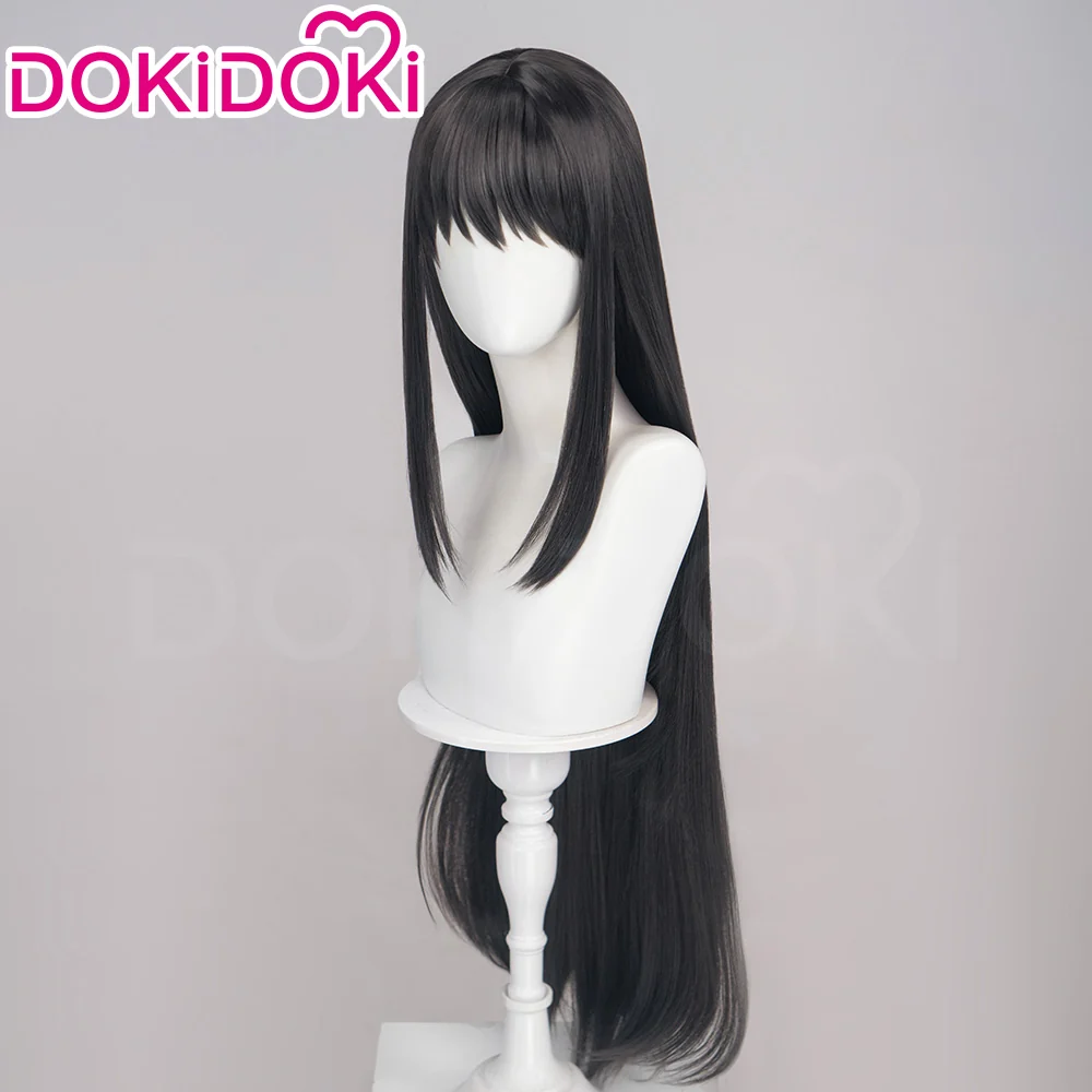 【Ready For Ship】DokiDoki Anime Cosplay Devil Women Black Long Wig / Hiarband Halloween Accessory - Image 13