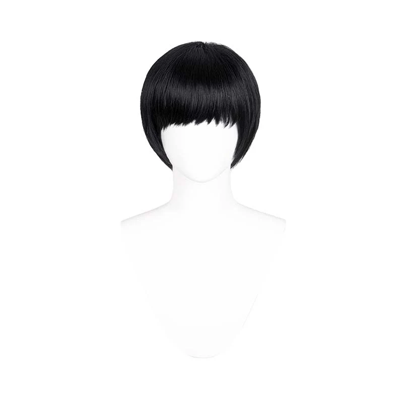 【Ready For Ship】DokiDoki Anime  Cosplay Wig Black Short Hair - Image 4