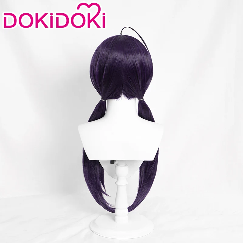 【Ready For Ship】DokiDoki Anime Cosplay Wig Long Dark Purple - Image 3