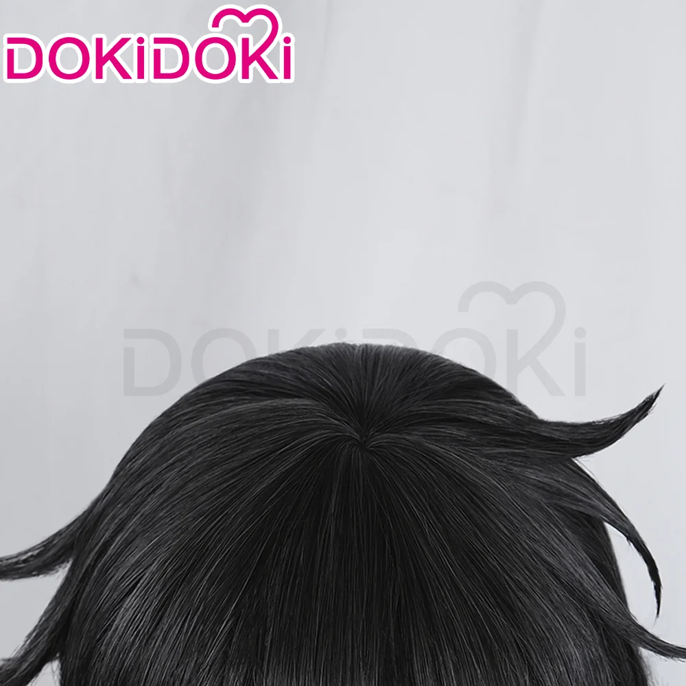 【Ready For Ship】DokiDoki Anime Cosplay Wig Short Black Hair/ Hat - Image 4