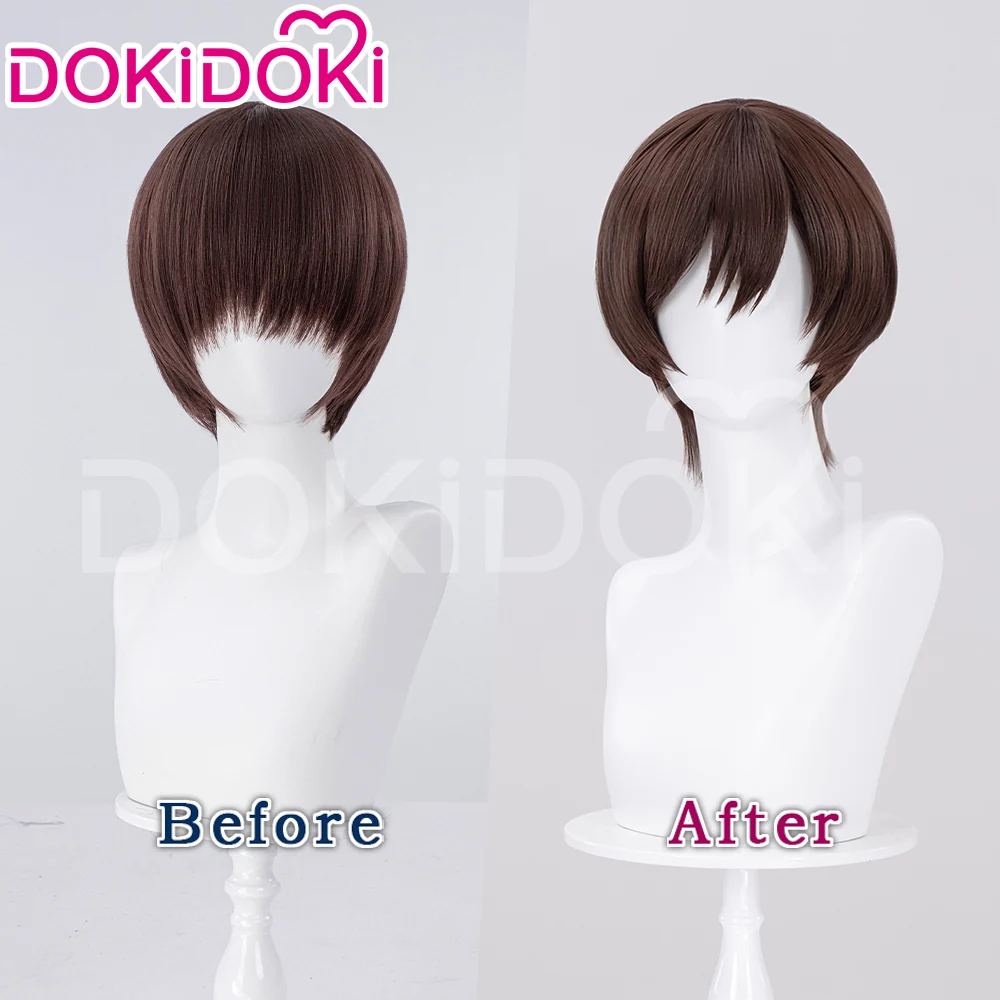 【Ready For Ship】DokiDoki Anime Cosplay Wig Short Brown Girl