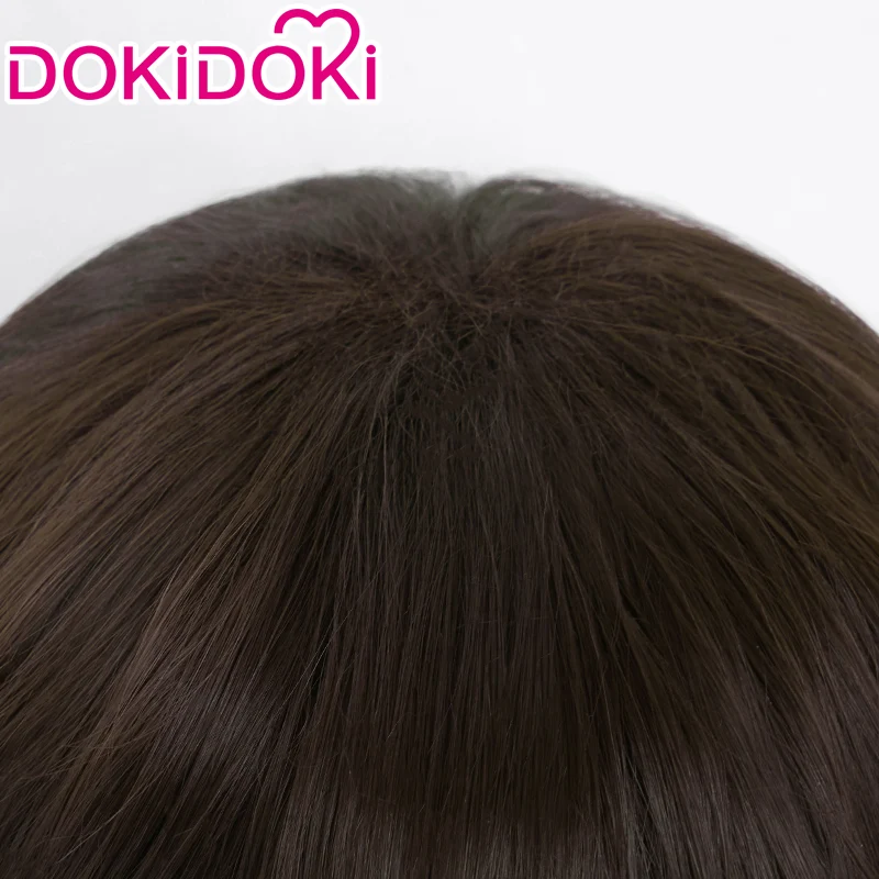 【Ready For Ship】DokiDoki Anime  Cosplay Wig Short Curly Dark Brown Hair - Image 3