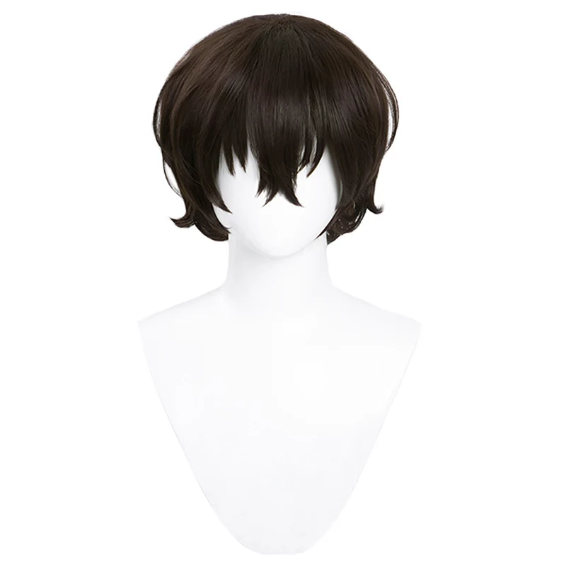【Ready For Ship】DokiDoki Anime  Cosplay Wig Short Curly Dark Brown Hair - Image 4