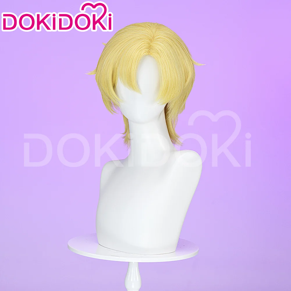【Ready For Ship】DokiDoki Anime Cosplay Wig Short Yellow / Weft - Image 2