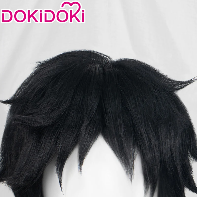 【Ready For Ship】DokiDoki Anime Cosplay Wig / Hat Short Black - Image 3