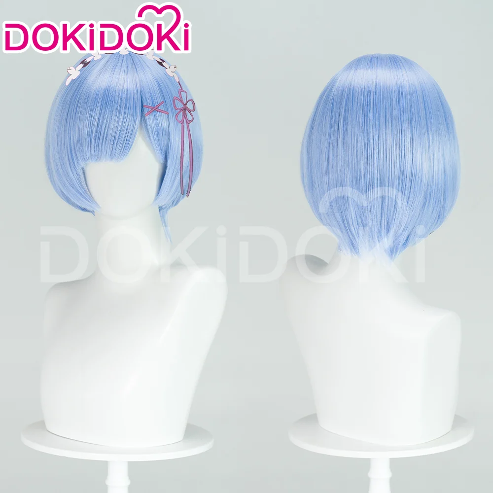 【Pink Ver Ready For Ship】DokiDoki Cosplay Anime  Cosplay Wigs Women Pink / Blue Hair Clips Accessories Halloween - Image 3